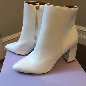 Madden Girl White Bootie Size 9